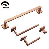 【jw】◕  Shinesia Banheiro Acessórios Hardware Set Wall Toalheiro Rolo De Papel Titular Robe Gancho Aço Inoxidável