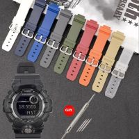 ﹊ Waterproof Resin Watch Strap For Casio G-shock GBD-800 GBA-800 GMA-B800 810 GBD-800 GA-800 Replacement Watchband