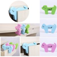 【LZ】 1PC Safety Card Door Stopper Baby Safety Cute Animal Safety Door Stopper Baby Card Lock Newborn Care Child Finger Safe