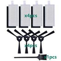 แปรงด้านข้างตัวกรอง HEPA ไม้ถูพื้นผ้าเข้ากันได้กับ M200 Lefant/M201/ M501A/M520/M571/T700/U180ชิ้นส่วนอุปกรณ์เสริมสุญญากาศ Shionize