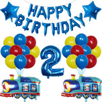 38pcs Aluminum Film Balloon Transportation Tank Car Train Children Birthday Toy Party Decoration Aluminum Foil Balloons Globos