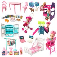 【YF】❇☽  1 Set  Furnishing Accessories Happy Park Dolls