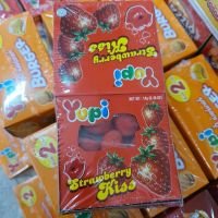 ?ส่งด่วน?  Yu Pygimi Figure Strawberry Yupi Strawberry Jelly 12 Pack ยูปิ้กัมมี่ รูปสตอเบอร์รี่ yupi strawberry เยลลี่ 12 แพ็คJR6.3808❤โปรโมชั่นพิเศษ❤