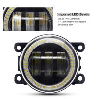 2 X Angel Eye Fog Light Assembly สำหรับ Renault Master II 1998-2010รถกันชนหน้า LED เลนส์ DRL หมอกไฟวิ่งกลางวัน H11 12V