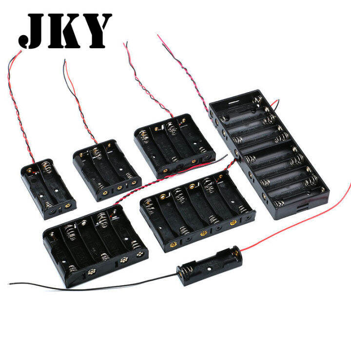 Aa battery box Aa LR6 HR6 battery holder storage box 1/2/3/4/6/8 slot