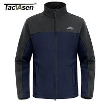 TACVASEN ฤดูหนาว Windproof Ry Warm Fleece Jacket Men S Work Thermal Coat Jacket Outdoor Windbreaker Males