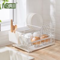 [⚡ส่งฟรี] Dish Racks  ที่คว่ำจาน ชั้นวางจาน ที่วางจาน ชั้นวางจานระบายน้ำ ชั้นเดียว ชั้นวางท่อระบายน้ำ ชั้นวางของในครัว ชั้นวางจาน2ชั้น