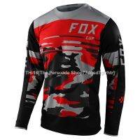 ✳ [big sale] Clothes for cycling Downhill Jerseys Fox Cup Mountain Bike MTB Shirts Offroad DH Camouflage Motorcycle Jersey Motocross Sportwear Clothing Bike