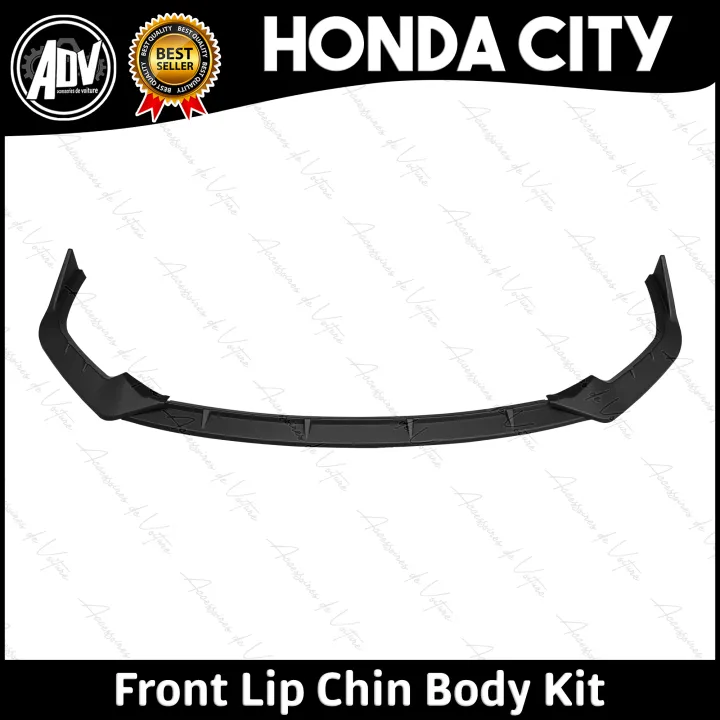 Honda City 2021 2022 Front Lip Chin Body Kit (Black) Lazada PH