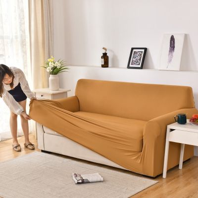 {cloth artist}ผ้าคลุมโซฟายืดสแปนเด็กซ์ ForRoom Sectional Corner Couch Slipcover Elastic Cover For SofaProtector