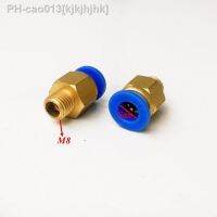 10pcs/lot 6mm Tube M8 Thread Pneumatic Fitting Quick Joint Connector PC6-M8