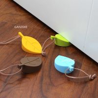 Children Kids Safety Home Accessories Creative 1pc Silicone Cute Leaves Leaf Finger Safety Door Stopper Holder Decorative Door Stops