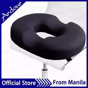 RELIEVVE Donut Pillow Pain Relief Cushion Tailbone Pillow for Hemmoroid  Treatment, Prostate, Bed Sores, Pregnancy, Post Natal & More. Ultra Comfort
