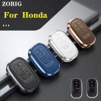 ZOBIG เคสกุญแจโลหะทำจากซิงค์อัลลอย,เคสกุญแจรีโมตควบคุมระยะไกลสำหรับ Honda 2021 2022