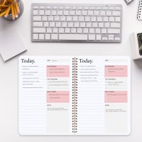 [Hagoya Stationery Stor] 2022 Daily Planner Undated To Do List Notebook Journal A5 Schedule Agenda DIY Cover จัดระเบียบด้วยเครื่องใช้สำนักงานลำดับความสำคัญสูงสุด