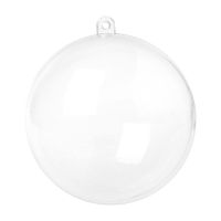 ประณีต Clear Bauble แขวน Hollow Drop Ball งานแต่งงานเครื่องประดับ Dia 10Cm