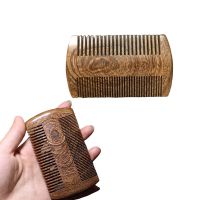 Natural Sandalwood Comb Pocket Anti-Static Wood Fine Tooth Hair Brush Head Massage Comb Women Hair Styling Hair Care Tools