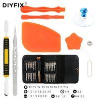 DIYFIX 35 in 1 Mobile Phone Opening Repair Tools Kit Screwdriver Tweezers Pry Disassemble Tool Set for iPhone Samsung Huawei PC