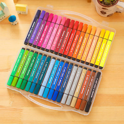 ปากกาสีสันสดใส Art Marker Drawing Set Colours Children Watercolour Pen Safe Non-toxic Water Washing Graffiti Friendly Environmental-zptcm3861