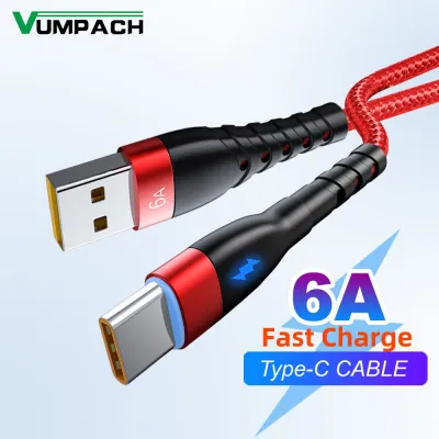 ☃ USB Type C Cable 6A For Huawei super Fast P30 P40 Pro Charging Wire USB C Charger Data Cord Samsung S21 S20 Poco xiaomi redmi