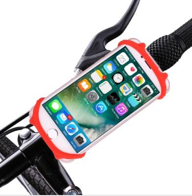 【Worth-Buy】 Dudukan Ponsel Sepeda ที่ใช้ได้ทั่วไปสำหรับโทรศัพท์4ถึง5.5นิ้วกันกระแทกและซิลิโคนที่ทนทานมือจับจักรยาน