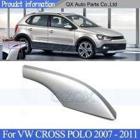 Bochang ชั้นวางสัมภาระบนหลังคาฝาครอบป้องกันสีเงินสำหรับ VW CROSS POLO 2007 2008 2009 2010 2011ผ้าคลุมชั้นกระเป๋าเดินทาง