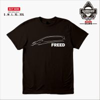 เสื้ เสื้อยืด พิมพ์ลายรถยนต์ Karimake Honda Freed SideS-5XL  CBAP