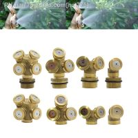 2PC Brass 1/2 quot; (20mm) Male 14mm Female Thread Nozzle Irrigation Mist Sprinkler Plant Garden Yard Watering Nozzle Copper Sprayer