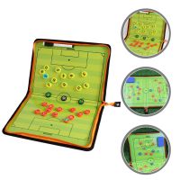 Board Soccer Football Coaching Clipboard Marker Match Training Tactic Writing Tool Erase Supplies Dry Zipper Equipment Foldable