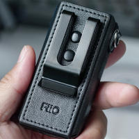 FiiO สค์-BTR7หูฟังบลูทูธคลิป PU กันลื่นเคสหนังป้องกันและทนต่อการสึกหรอเคสหนังคลิปหลังแบบสปอร์ต BTR7