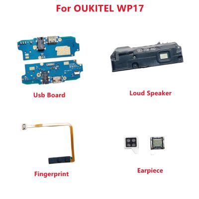 ใหม่เดิม OUKITEL WP17 ลําโพงดังพร้อมหูฟัง + บอร์ด USB + ชิ้นส่วนอุปกรณ์เสริมลายนิ้วมือสําหรับโทรศัพท์ OUKITEL WP17