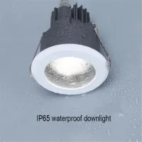 【Worth-Buy】 ไฟดาวน์ไลท์ Led กันน้ำ Ip65 8W ห้องน้ำป้องกันหมอกโคมไฟเพดานโรงแรมสำหรับห้องอาบน้ำสปอตไลท์ (3000K)