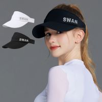 SG Summer Korean Breathable Sports Hats Lady Sunscreen Golf Sun Visor Cap Anti-UV Headwear Girl Adjustable Anti-sweat Hat