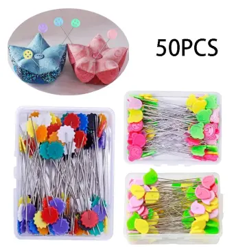 500 Pcs Multicolor Straight Pins Quilting Pearl Head Pins for Sewing Crafts  DIY