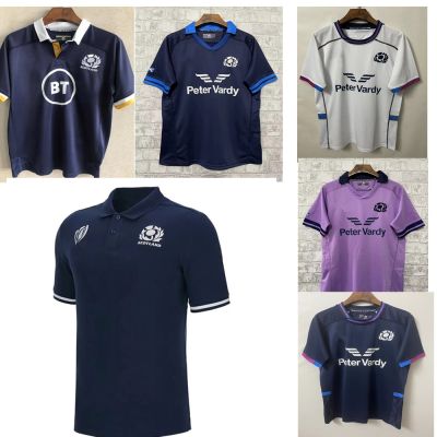 2023 RUGBY TRAINING JERSEY SHORTS JERSEY Scotland S-3-5XL [hot]2023/2024 TRAINING SCOTLAND POLO Rugby size