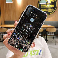 สำหรับ Infinix Hot 9 Play / X680 Infinix Hot 10 Glitter Star Space โทรศัพท์เคสเลิศหรูผู้ถือนุ่มปลอกซิลิโคนฝาครอบ