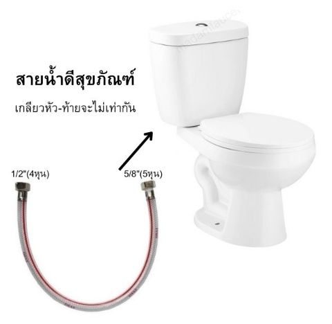 ถูกที่สุด-สายน้ำดีชักโครก-สายน้ำดีใยแก้ว-สำหรับชักโครก-ขนาด-5-หุน-1-2-ma-i-412