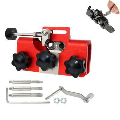 Portable Chain Saw Sharpeners Jig Woodworking Chainsaw Chain Sharpening 4mm/5mm/6 Manual Grinding Electric Chainsaw Grinder Tool