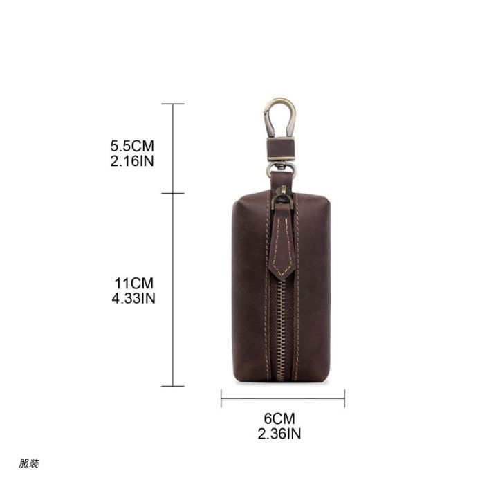 layor-wallet-กระเป๋าเงินแบบมีซิป-กระเป๋าเงินพร้อมพวงกุญแจสำหรับชุดหูฟังกระเป๋าเหรียญหนังผู้ชายแฟชั่น-d0ud