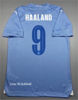 (Player) เสื้อฟุตบอล ทีมแมนซิตี้เหย้า เกรดนักเตะ ปี 2023/2024+ชือเบอร์ HAALAND 9 ฟ้อนUCL