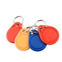 10Pcs RFID Keytags Mifare 13.56MHz 14443A M1 S50 Small Smart IC Key Ring Tag Keyfob Token Nfc Access Control Keycard Household Security Systems