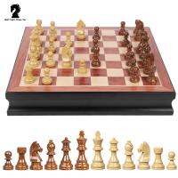 ชุดหมากรุกสากลไม้ German Knight Staunton Chess Set 1