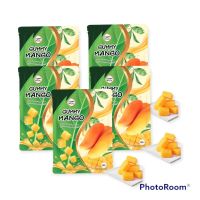 Gummy Mango เยลลี่มะม่วงแท้มหาชนก เกรดส่งออก ขนาด 150g(5 ห่อ)