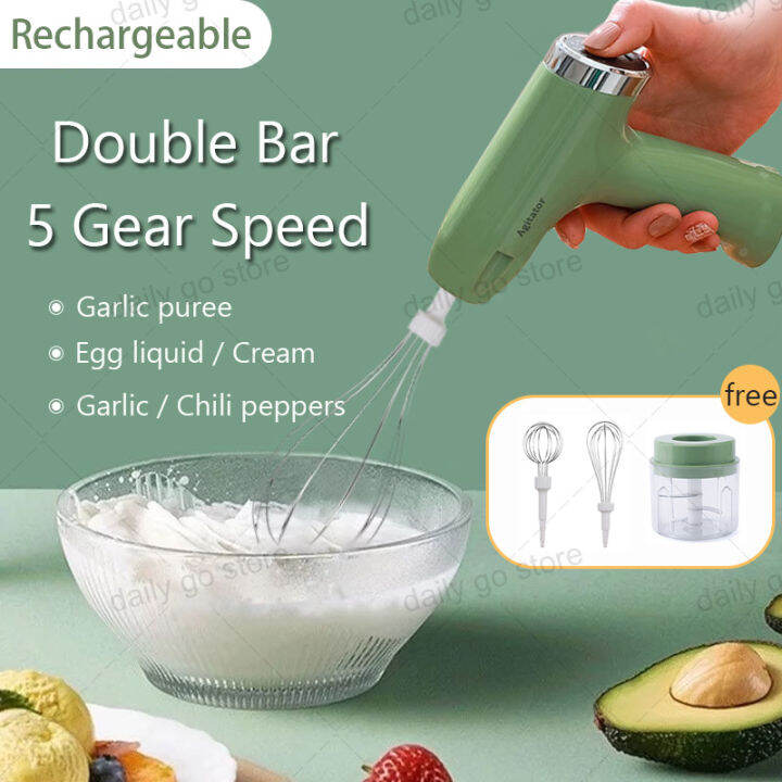 Electric Whisk Egg Beater Milk Frother Coffee Foamer Whisk Mixer