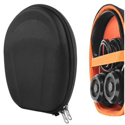 Geekria หูฟังใช้ได้กับ Grado SR80, SR325e, SR80e, SR80i, SR60, SR60i, SR60e, RS2, RS1หูฟัง,Hard Shell กระเป๋าเดินทางกระเป๋าเก็บสาย (สีดำ)9201