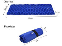 Inflatable Camping Beach Sleeping Pad air mattress Cushion inflatable sofa Outdoor Ultralight TPU nested mat 190X57cm