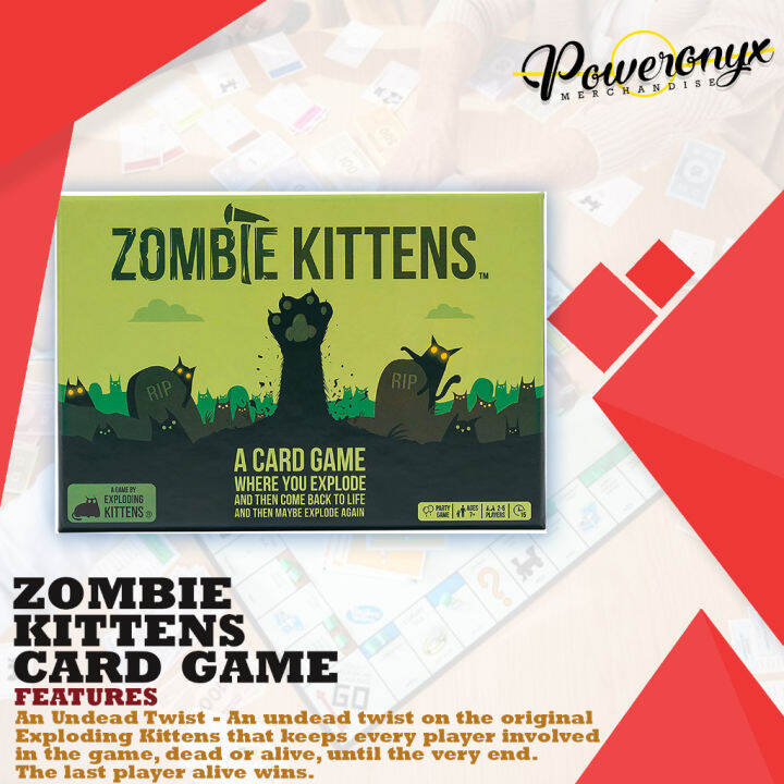 Zombie Kittens Card Games Party Game Lazada PH
