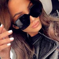 OLOPKY Oversized Women Sunglasses Luxury Brand Eyewaer Women/Men Vintage Gradient Square Sun Glasses For Women Oculos De Sol