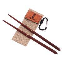 ETX1 Pair Folding Chopsticks Outdoor Camping Folding Chopsticks Wooden Outdoor Camping Tableware Portable