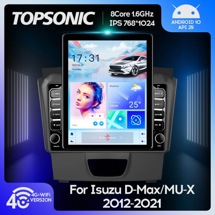 TopSonic 9.7inch Android 8Core IPS Vertical Screen Car Raido Audio ...